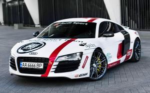 Audi R8 V10 on Vossen Wheels (VFS4) 2017 года